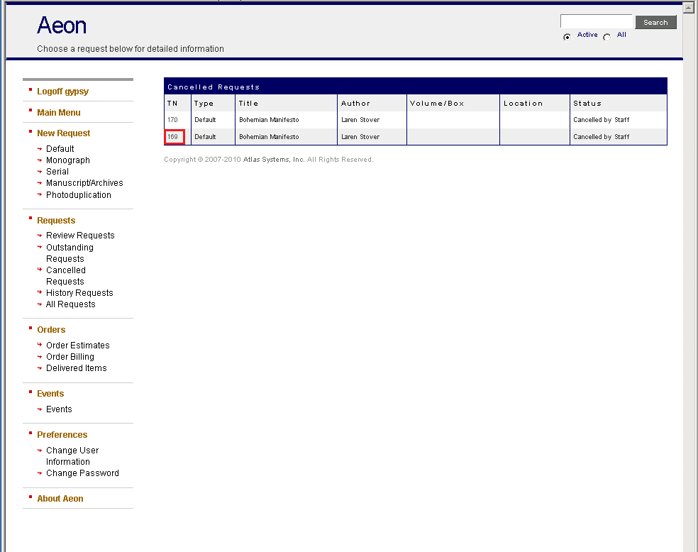 Click Transaction Number